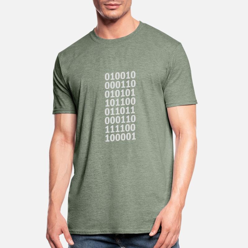 Binär Code Programm Sprache Unisex Polycotton T-Shirt
