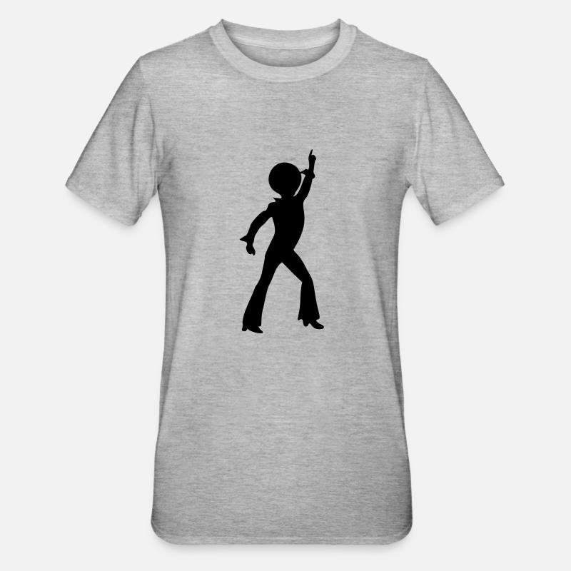 disco_stu - T-shirt polycoton Unisexe - gris chiné