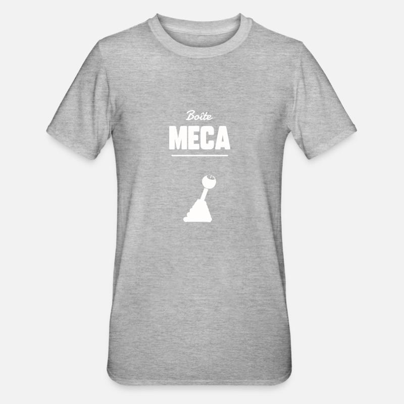 Boîte meca - T-shirt polycoton Unisexe - gris chiné