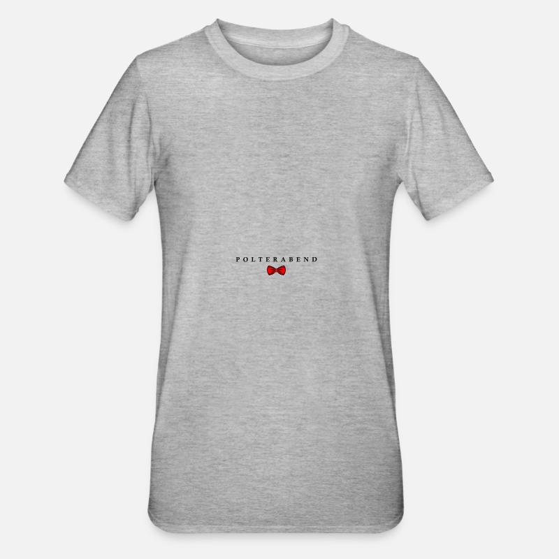 Polterabend Junggesellenabschied - Unisex Polycotton T-Shirt - Grau meliert