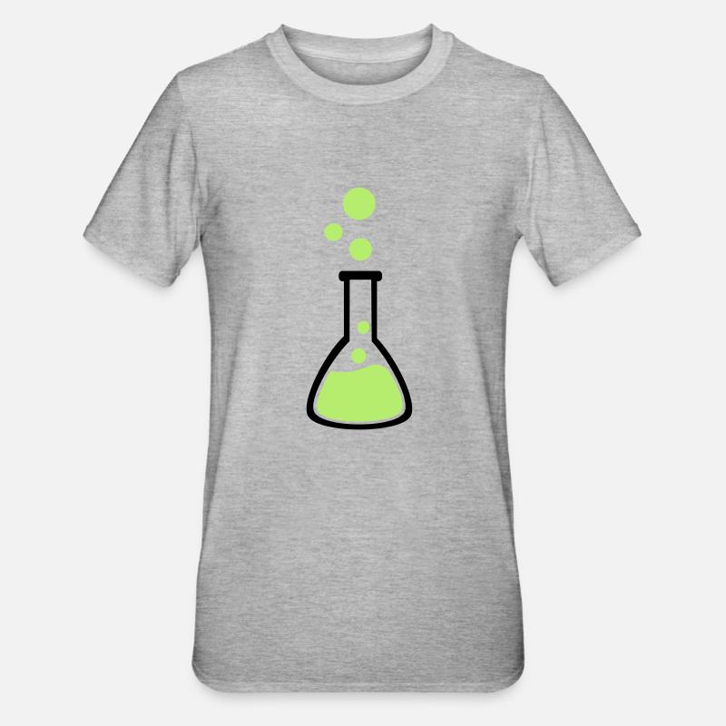 Eprouvette - T-shirt polycoton Unisexe - gris chiné