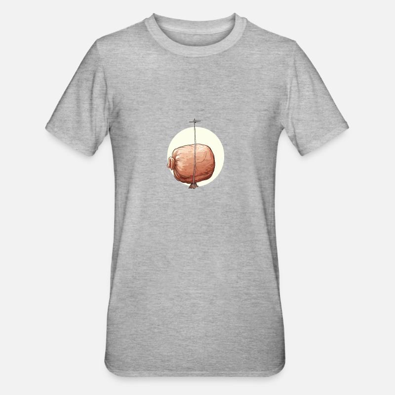 Hamstring - Unisex Polycotton T-Shirt - heather grey