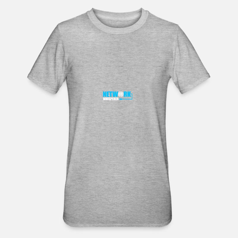 Computer-Netzwerktechnik Netzwerkingenieur - Unisex Polycotton T-Shirt - Grau meliert