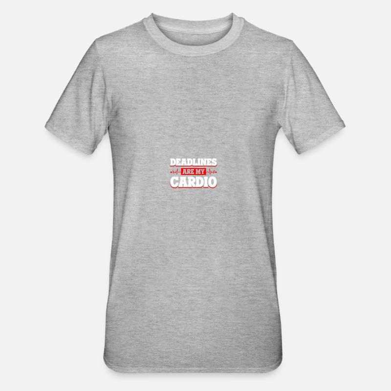 Programmdirektor - Unisex Polycotton T-Shirt - Grau meliert