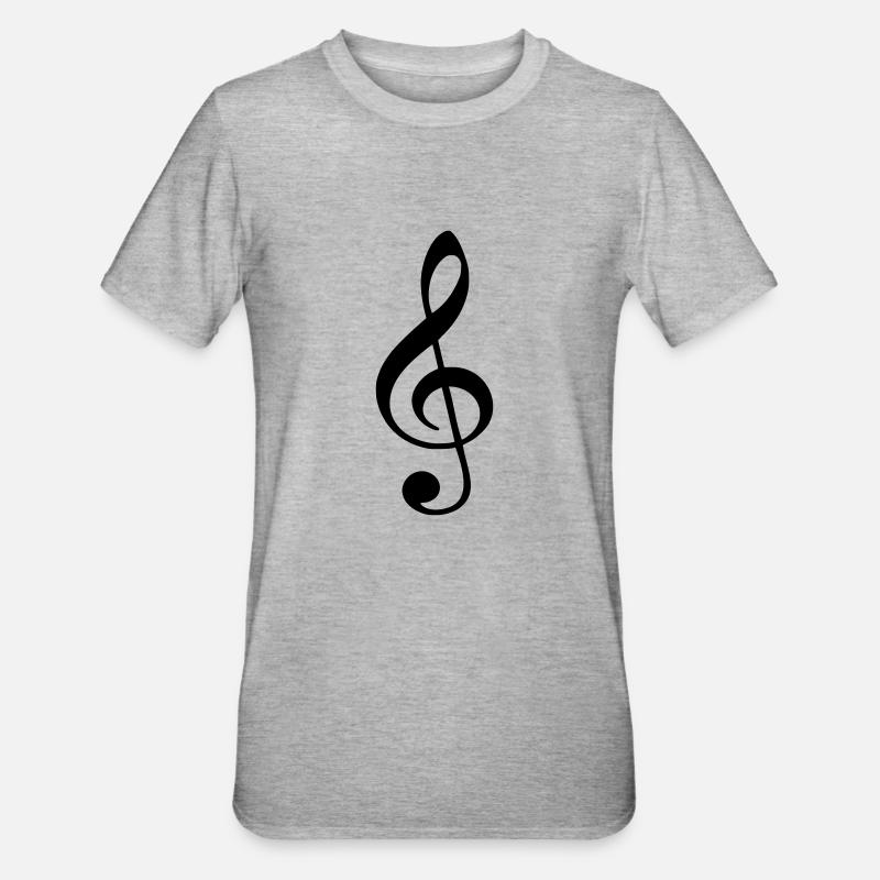 Note - T-shirt polycoton Unisexe - gris chiné