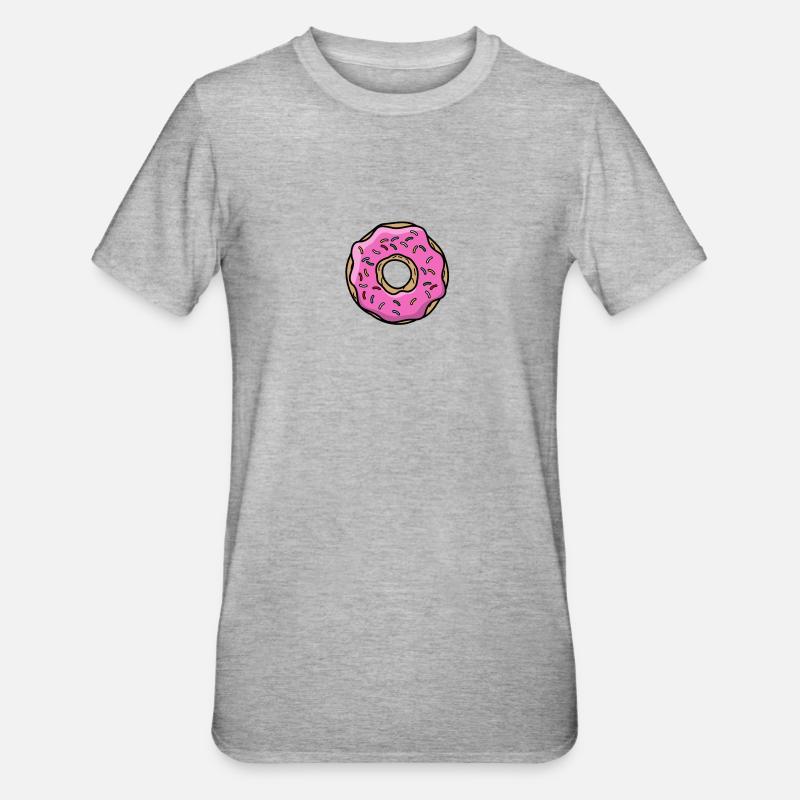 beignet - T-shirt polycoton Unisexe - gris chiné