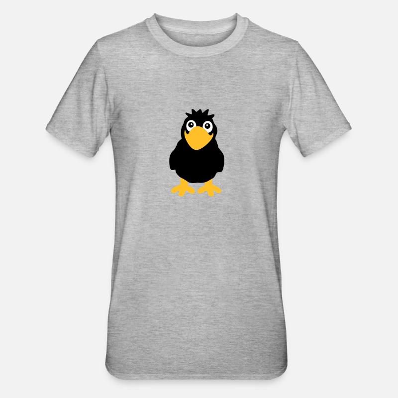 Rabe - Unisex Polycotton T-Shirt - Grau meliert