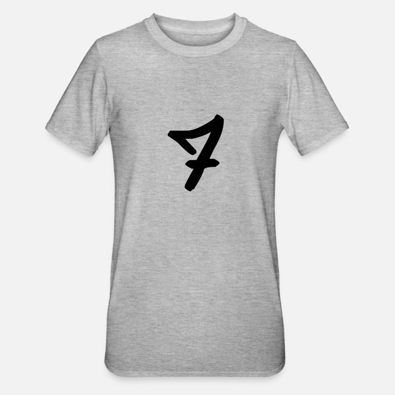 Graffiti : 7 - Unisex Polycotton T-Shirt - heather grey