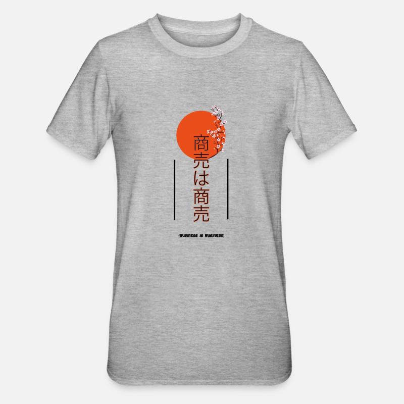 Geschäft ist Geschäft - Unisex Polycotton T-Shirt - Grau meliert