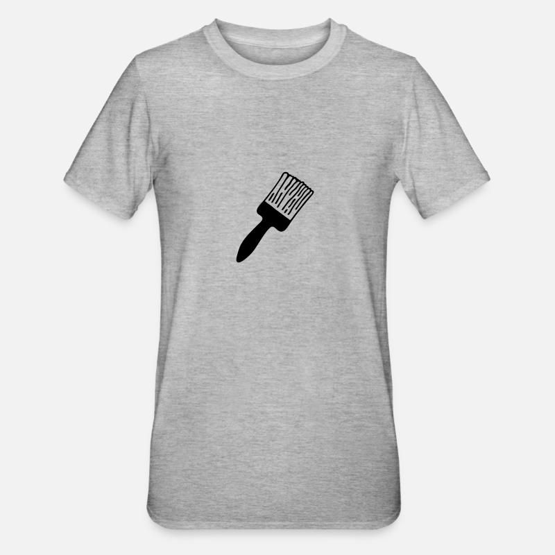 Pinsel - T-shirt polycoton Unisexe - gris chiné