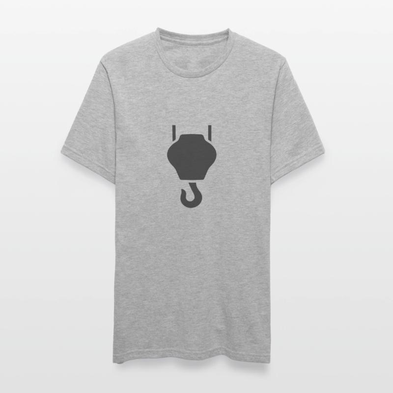 Industriekranhaken Hebehaken oder Hebehaken Unisex Polycotton T-Shirt