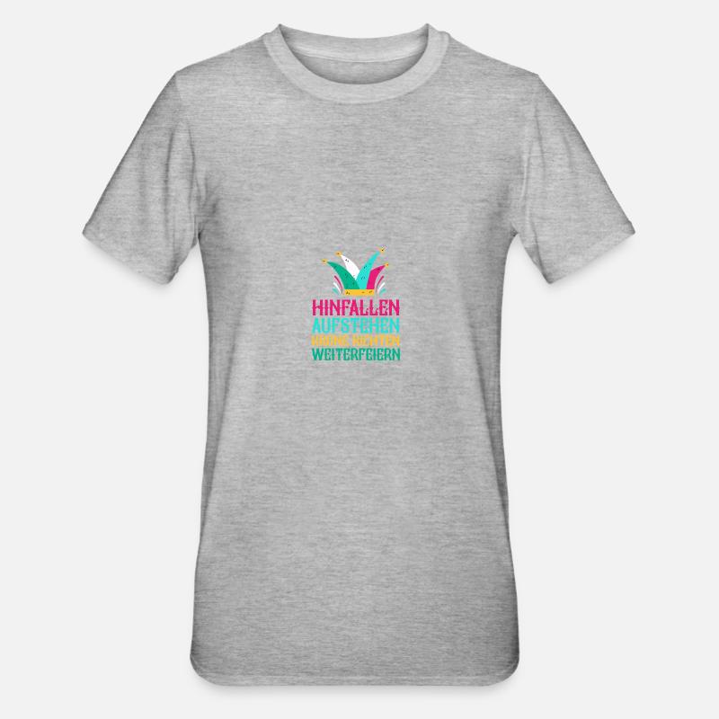 Costume de carnaval Carnaval - T-shirt polycoton Unisexe - gris chiné