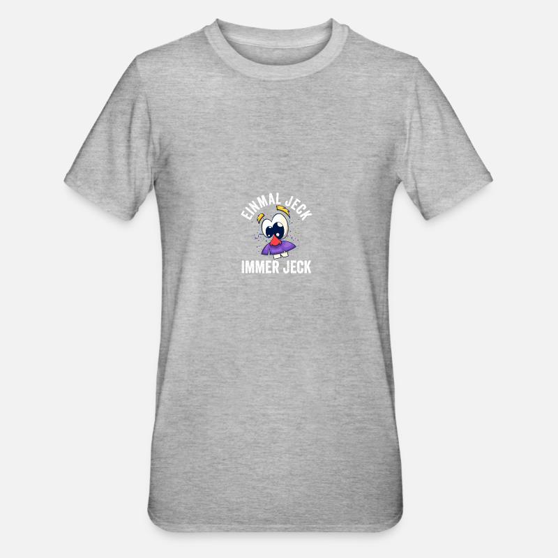 Costume de carnaval Carnaval - T-shirt polycoton Unisexe - gris chiné