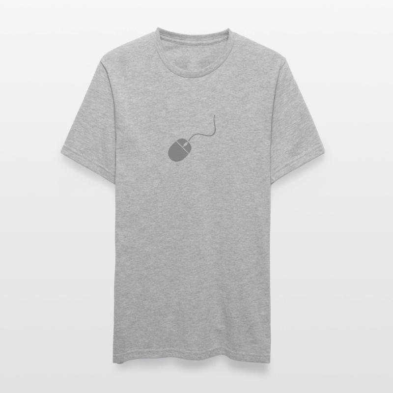 control cool design mouse click computer cable pc Unisex Polycotton T-Shirt