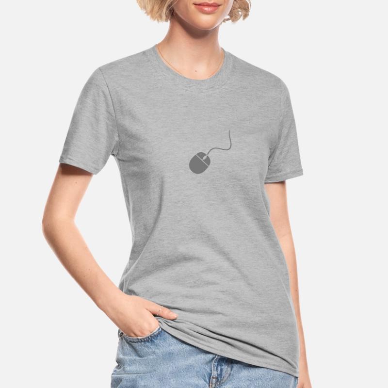 control cool design mouse click computer cable pc Unisex Polycotton T-Shirt
