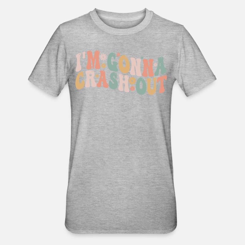 Ich werde ausbrechen - Unisex Polycotton T-Shirt - Grau meliert