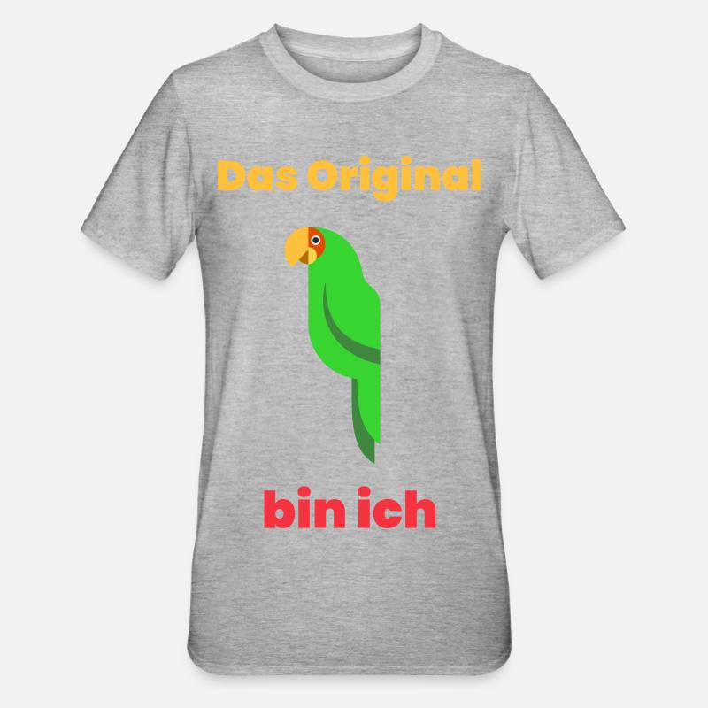 L’original, c’est moi - T-shirt polycoton Unisexe - gris chiné