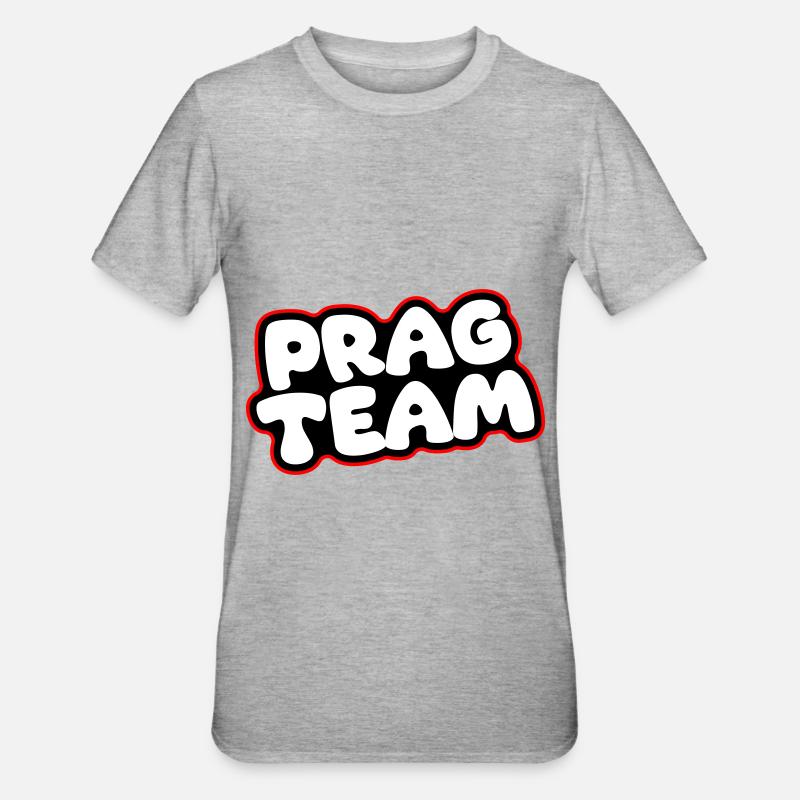 L’équipe de Prague - T-shirt polycoton Unisexe - gris chiné