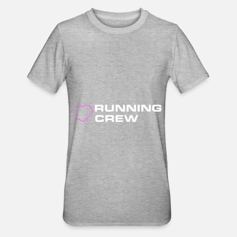 Équipe de course - T-shirt polycoton Unisexe - gris chiné