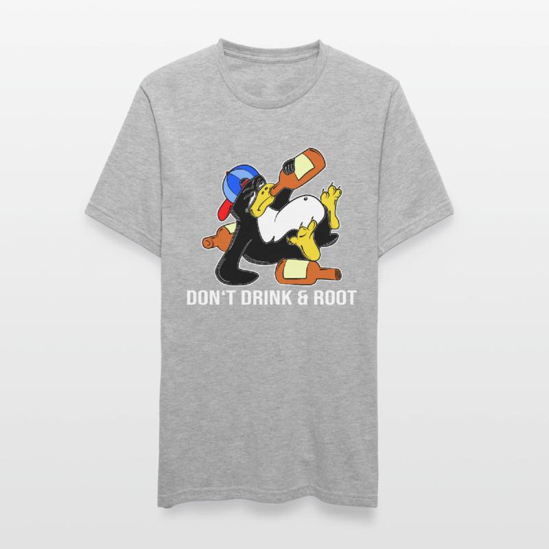 Linux Penguin Sudo Admin Funny Computer Science PC Nerd T-shirt polycoton Unisexe