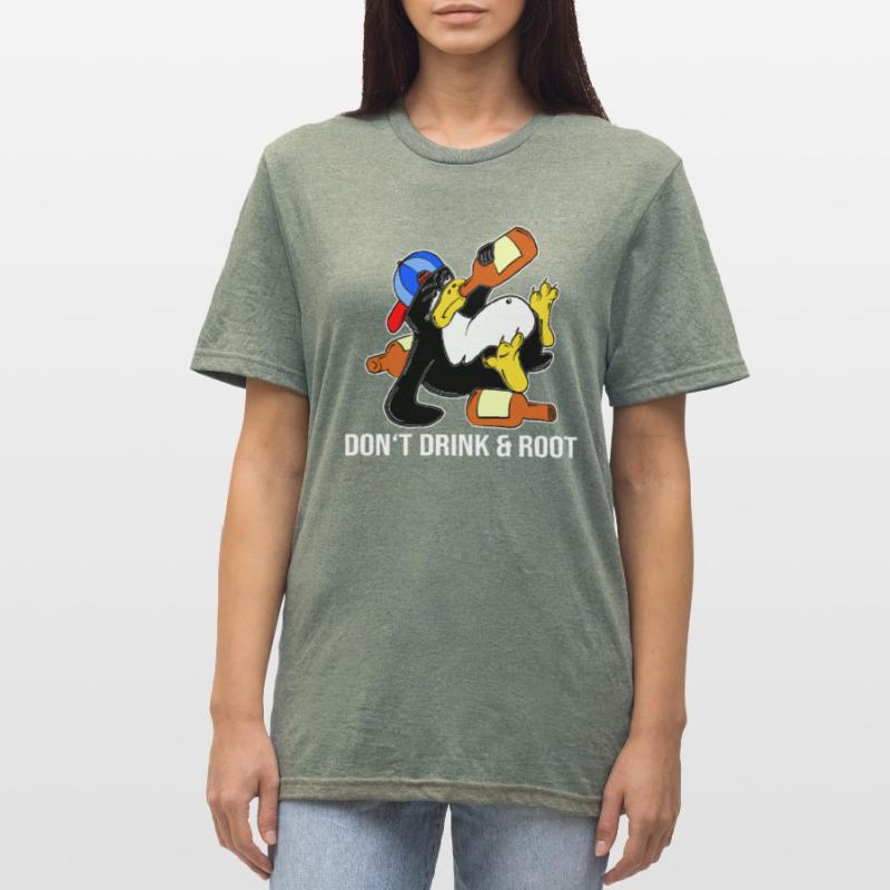 Linux Penguin Sudo Admin Funny Computer Science PC Nerd Unisex Polycotton T-Shirt