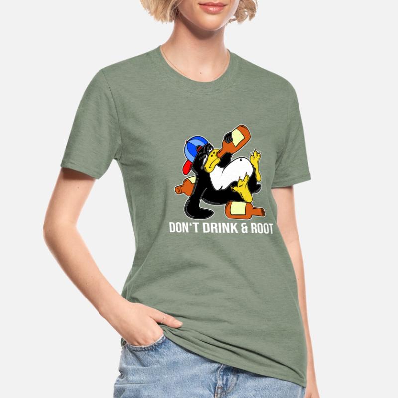 Linux Penguin Sudo Admin Funny Computer Science PC Nerd Unisex Polycotton T-Shirt