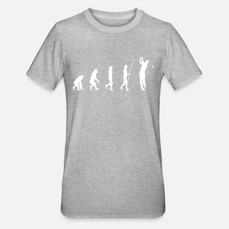 Golf Evolution Golfeur - T-shirt polycoton Unisexe - gris chiné
