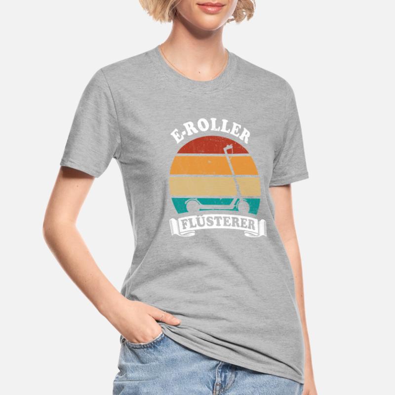 E-Roller Flüsterer E-Scooter, Elektro Roller Unisex Polycotton T-Shirt