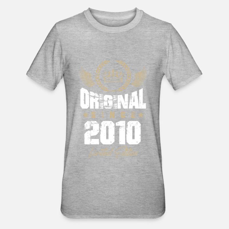 Édition limitée 2010 - T-shirt polycoton Unisexe - gris chiné