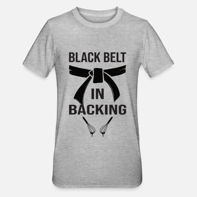 Cuisson du gâteau aux beignets - T-shirt polycoton Unisexe - gris chiné