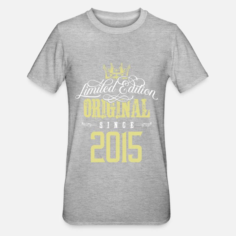 Édition limitée 2015 - T-shirt polycoton Unisexe - gris chiné
