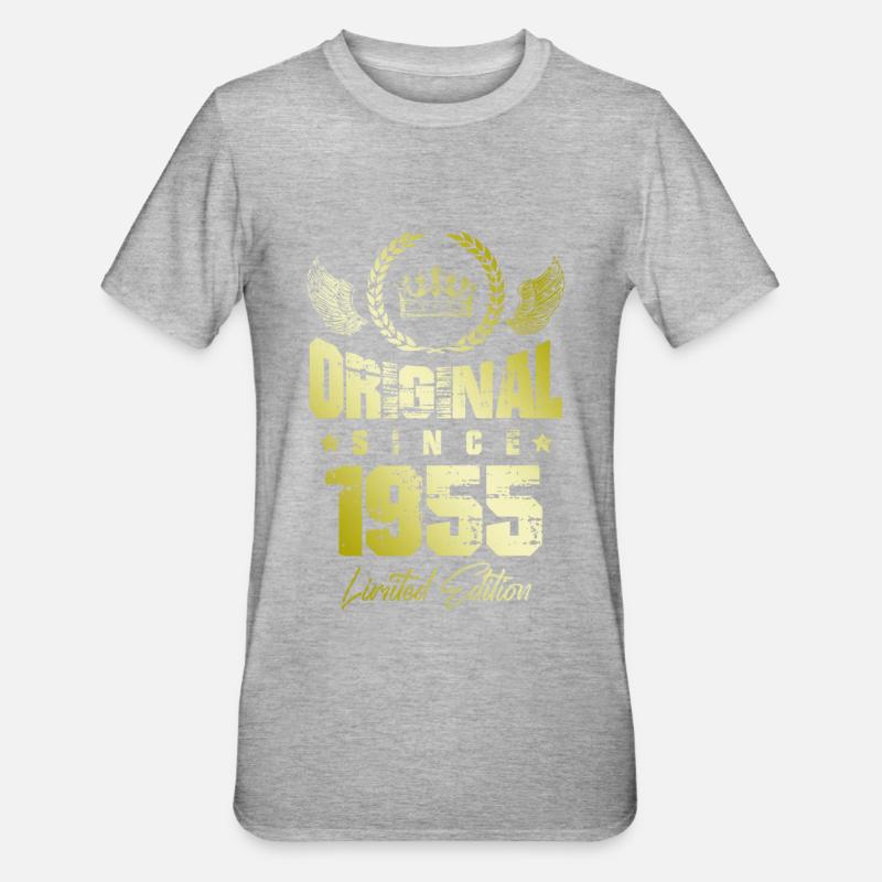 Édition limitée 1955 - T-shirt polycoton Unisexe - gris chiné