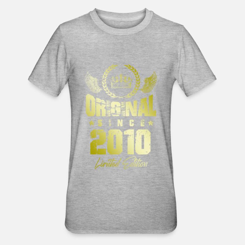 Édition limitée 2010 - T-shirt polycoton Unisexe - gris chiné
