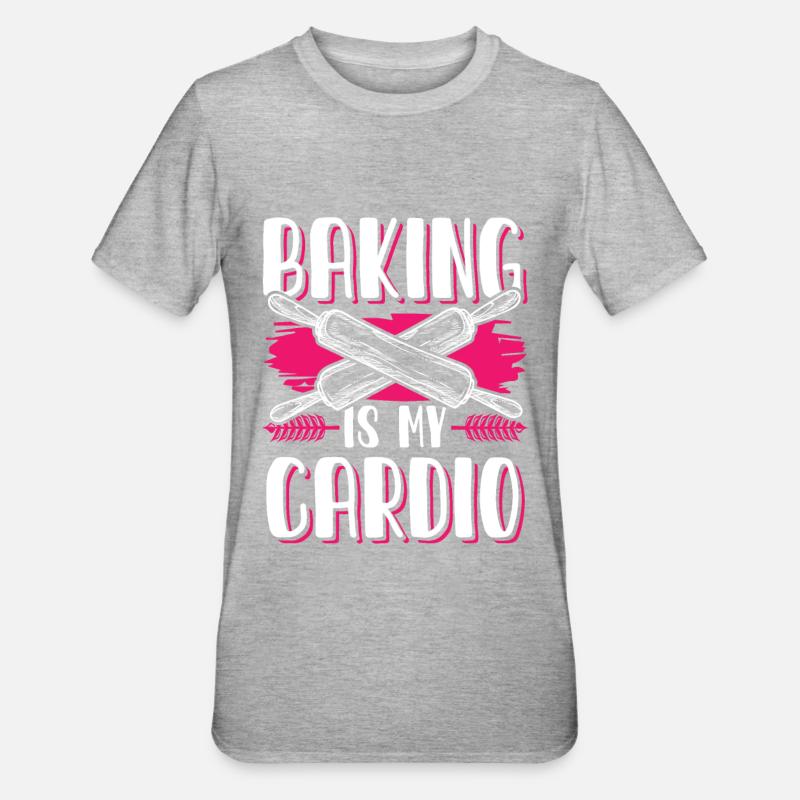 Cuisson cardio - T-shirt polycoton Unisexe - gris chiné