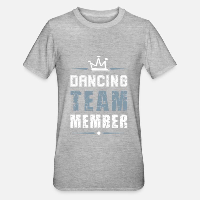 Équipe de danse Tanzen - T-shirt polycoton Unisexe - gris chiné