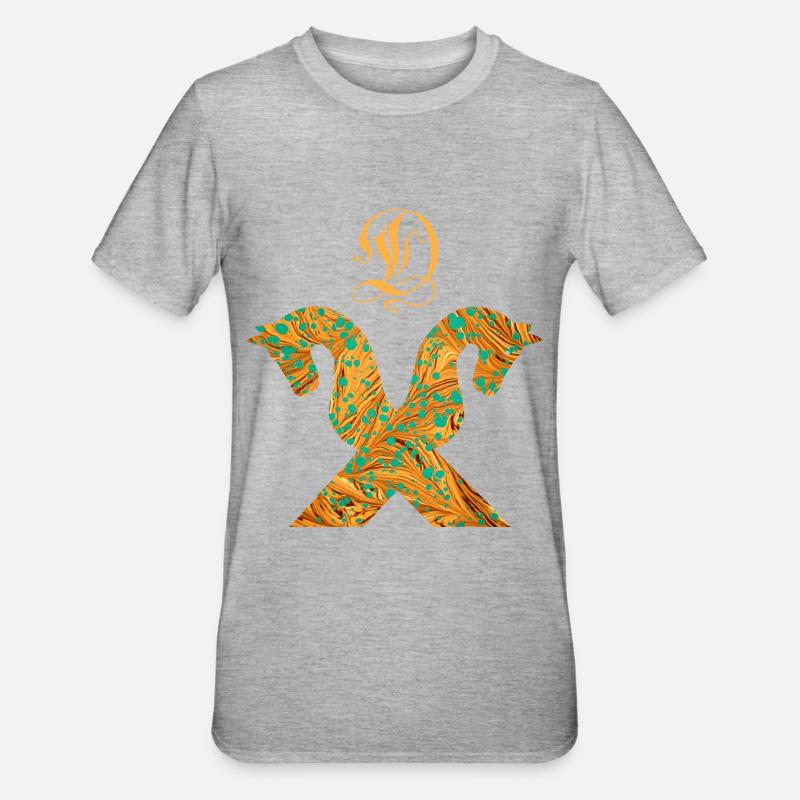 cheval pignon e 95 d - T-shirt polycoton Unisexe - gris chiné