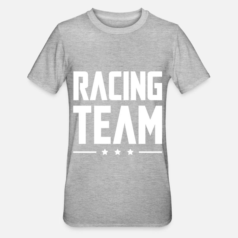 Équipe de course - T-shirt polycoton Unisexe - gris chiné