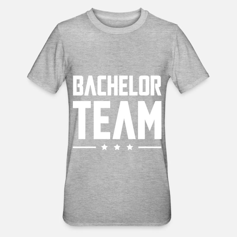 Équipe Bachelor - T-shirt polycoton Unisexe - gris chiné