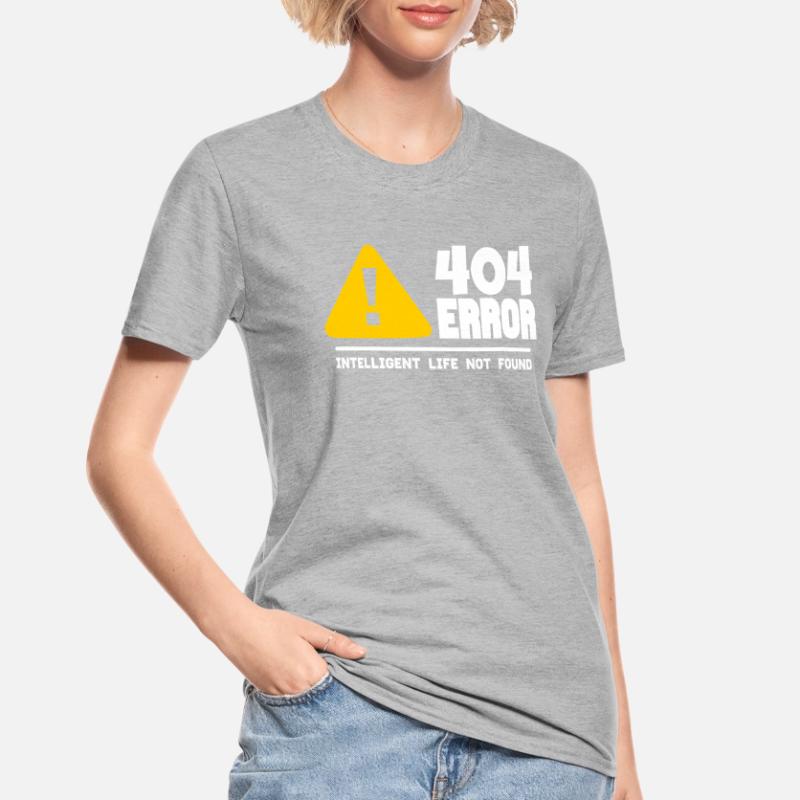 Computer- und Programmierer Geek. 404 Fehler Unisex Polycotton T-Shirt