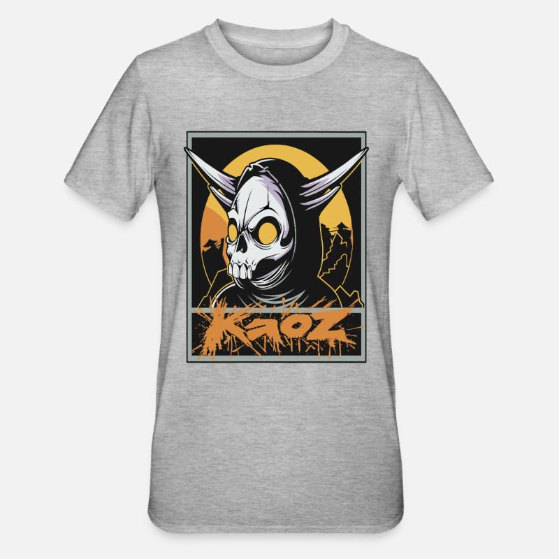 Doom Reaper – Faucheuse infernale - T-shirt polycoton Unisexe - gris chiné