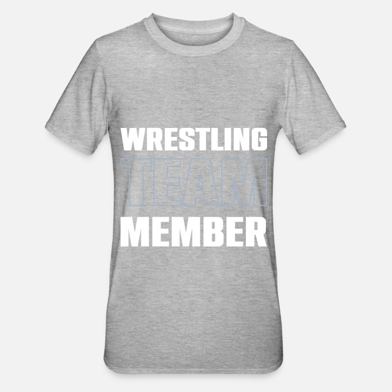 Équipe de lutte - T-shirt polycoton Unisexe - gris chiné