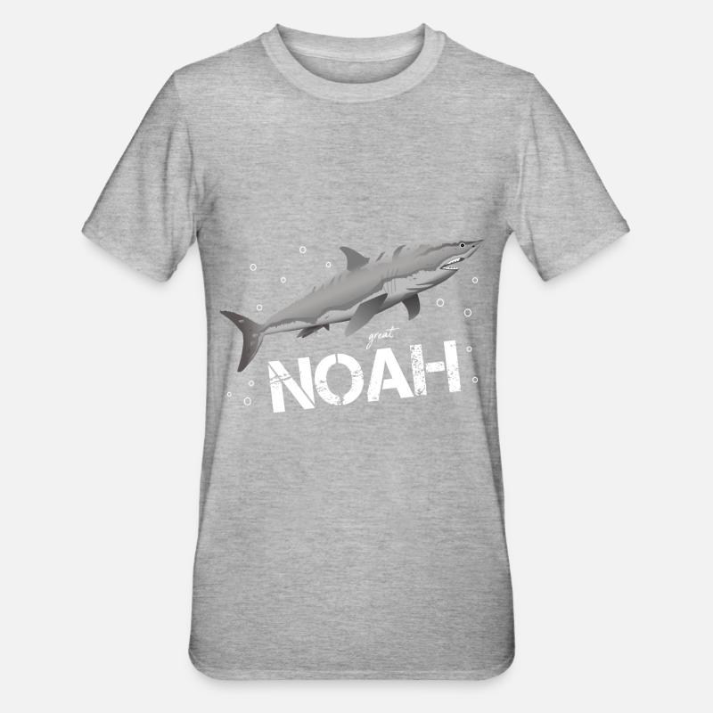 L’anniversaire de Noé Noah - T-shirt polycoton Unisexe - gris chiné