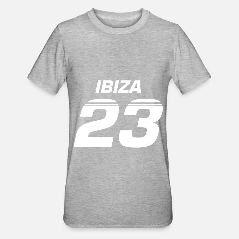 Ibiza 23 - T-shirt polycoton Unisexe - gris chiné