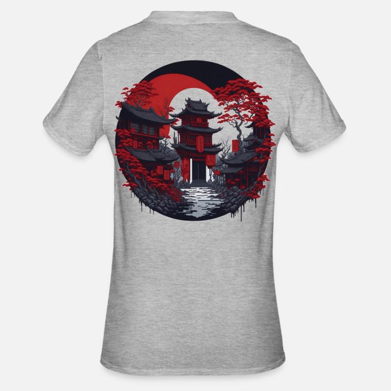 Quartier chinois - T-shirt polycoton Unisexe - gris chiné