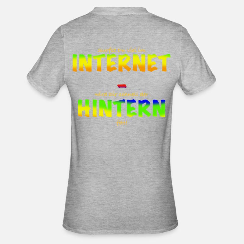 Cul d’Internet - T-shirt polycoton Unisexe - gris chiné