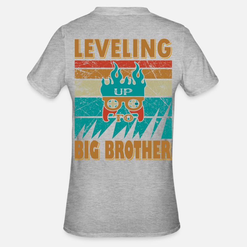 Conception Bruder inspirée du jeu vidéo - T-shirt polycoton Unisexe - gris chiné