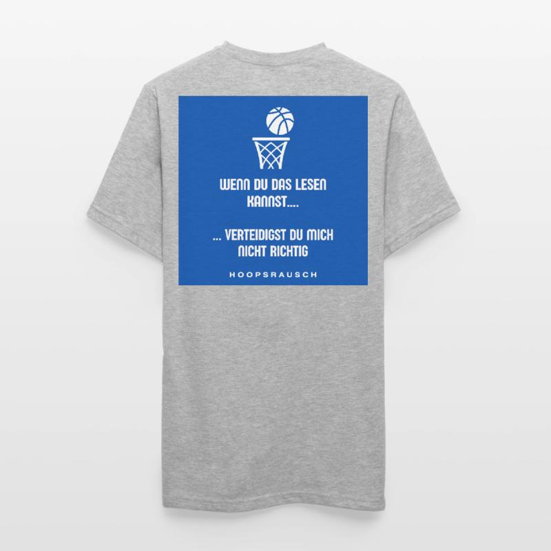Lesen oder Verteidigen Spruch Hoopsrausch Unisex Polycotton T-Shirt