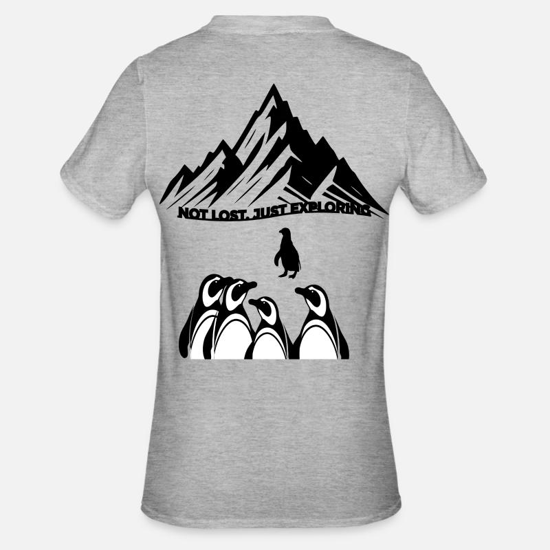 Dessin au trait des Black Shadow Claws - T-shirt polycoton Unisexe - gris chiné