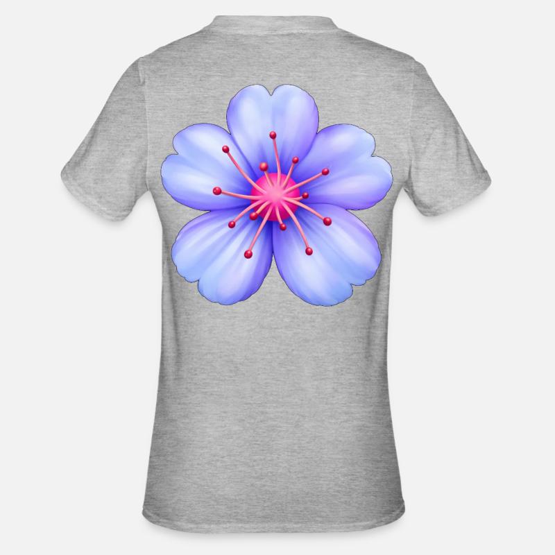 blomma_merch - T-shirt polycoton Unisexe - gris chiné