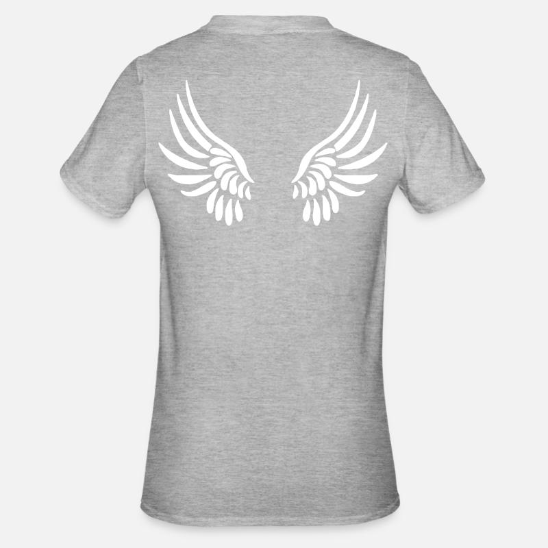 WIE EIN VOGEL - Unisex Polycotton T-Shirt - Grau meliert